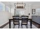 Bright dining area with sliding doors leading to patio at 1248 Thomas Knapp Pkwy, Fort Mill, SC 29715