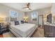 Spacious bedroom with a king-size bed and ample natural light at 2601 Columbus Cir, Charlotte, NC 28208