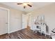 Bedroom with vanity and hardwood floors at 34466 Lisa Dr, Albemarle, NC 28001