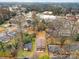 Aerial view of the house and surrounding area at 4421 Gum St, Charlotte, NC 28208