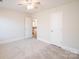 Simple bedroom with ceiling fan and neutral decor at 5023 Ancestry Cir, Matthews, NC 28104