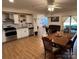 Open concept basement kitchen and dining area at 6022 Candlestick Ln, Lancaster, SC 29720