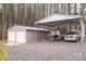 Two-car garage and covered parking for boat and truck at 6751 Lackey Rd, Vale, NC 28168