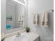 Cozy bathroom featuring neutral paint, vanity sink, and modern fixtures at 7019 Walnut Ridge Ct, Charlotte, NC 28217