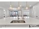 Modern kitchen with stainless steel appliances and white cabinetry at 1037 Tobin Dr, Fort Mill, SC 29715