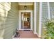 Front door entry with view into the living room at 1221 Brunson Rd, Fort Lawn, SC 29714