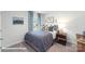 Simple bedroom with comfortable bed and decor at 1424 6Th Ne St, Hickory, NC 28601