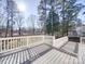 Deck with white railings overlooking a fenced backyard at 148 Tetbury Ne Ave, Concord, NC 28025