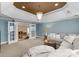 Bright bonus room with French doors opening to an upper-level balcony at 18621 Rollingdale Ln, Davidson, NC 28036