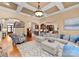 Living room features hardwood floors and high ceilings at 18621 Rollingdale Ln, Davidson, NC 28036