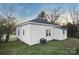 White house exterior with a grassy backyard at 203 Linwood Rd, Kings Mountain, NC 28086