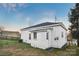 White house exterior with a grassy backyard at 203 Linwood Rd, Kings Mountain, NC 28086