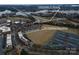 Aerial view highlighting proximity to I-77 access at 211 Harbour Place Dr, Davidson, NC 28036