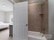 Bathroom with shower/tub combo at 211 Harbour Place Dr, Davidson, NC 28036