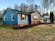 Side view of a charming blue house at 235 Linda St, Salisbury, NC 28146