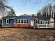 Charming blue house with brick accents at 235 Linda St, Salisbury, NC 28146