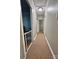 Bright hallway with carpeted floor and doors leading to bedrooms at 235 Linda St, Salisbury, NC 28146