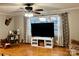 Relaxing living room with hardwood floors and fireplace at 235 Linda St, Salisbury, NC 28146