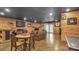 Finished basement with game table and seating at 277 Archie Mountain Ln, Taylorsville, NC 28681