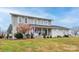 Two-story home with front porch and landscaped yard at 4105 South Fork Ave, Hickory, NC 28602