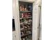 Well-stocked pantry with ample shelving for storage at 506 Birmingham Ct, Rock Hill, SC 29732