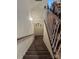 Indoor stairs leading to lower level with neutral carpeting at 506 Birmingham Ct, Rock Hill, SC 29732