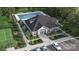 Community pool, clubhouse, and tennis court at 7657 Bainbridge Rd, Sherrills Ford, NC 28673