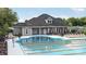 Community pool with cabanas and lounge chairs at 7657 Bainbridge Rd, Sherrills Ford, NC 28673