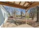 View from covered porch, showing yard and neighborhood at 7933 Cherry Point Dr, Denver, NC 28037