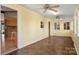 Sunroom with tile flooring and multiple windows at 7933 Cherry Point Dr, Denver, NC 28037