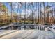 Inviting in-ground pool with surrounding deck at 9435 Squirrel Hollow Ln, Charlotte, NC 28720