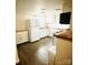 Updated kitchen with white cabinets, wood countertops and new appliances at 1016 Patricia Ave, Harrisburg, NC 28075