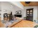 Elegant dining area with hardwood floors and built-in cabinetry at 204 Riverview Ter, Clover, SC 29710