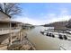 Beautiful waterfront home with private dock, offering stunning views and direct lake access at 204 Riverview Ter, Lake Wylie, SC 29710