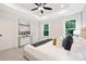 Bright bedroom with large windows and neutral decor at 2113 Gemway Dr, Charlotte, NC 28216