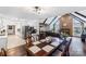 Spacious dining area with hardwood floors and views into the living room at 217 E Old Highway 74 Hwy # 4, Monroe, NC 28112