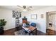 Home office features a desk, chair, and built-in shelving at 217 E Old Highway 74 Hwy # 4, Monroe, NC 28112