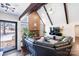 Spacious living room with vaulted ceiling, fireplace and sectional sofa at 217 E Old Highway 74 Hwy # 4, Monroe, NC 28112