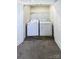 Laundry closet with washer and dryer in a spacious area at 241 Century Dr, Salisbury, NC 28147