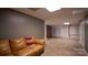 Finished basement area featuring a comfortable sitting area at 50 Berea Church Quincy Rd, Hiddenite, NC 28636