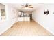 Bright living room with hardwood floors and open layout to the kitchen at 5020 Foster Rd, Cleveland, NC 27013