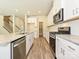 Kitchen with stainless steel appliances and white cabinets at 116 Sentinel Ct, Mooresville, NC 28115