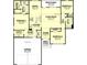 Three bedroom, two bath home with open living area and two-car garage at 117 Chavis Ln, Lincolnton, NC 28092