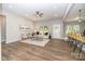 Spacious living room with natural light, hardwood floors, and easy access to outdoor views at 117 Chavis Ln, Lincolnton, NC 28092