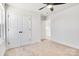 Bedroom with double doors and ceiling fan at 3025 Swallowtail Ln, Kannapolis, NC 28083