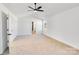 Spacious bedroom with ceiling fan and access to en-suite bathroom at 3025 Swallowtail Ln, Kannapolis, NC 28083