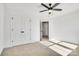 Bedroom with double doors and ceiling fan at 3025 Swallowtail Ln, Kannapolis, NC 28083