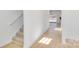 Bright entryway with stairs and view into the living area at 3025 Swallowtail Ln, Kannapolis, NC 28083