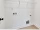 Laundry closet with shelving and hookups at 3025 Swallowtail Ln, Kannapolis, NC 28083