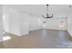 Spacious living area with hardwood floors and chandelier at 3025 Swallowtail Ln, Kannapolis, NC 28083